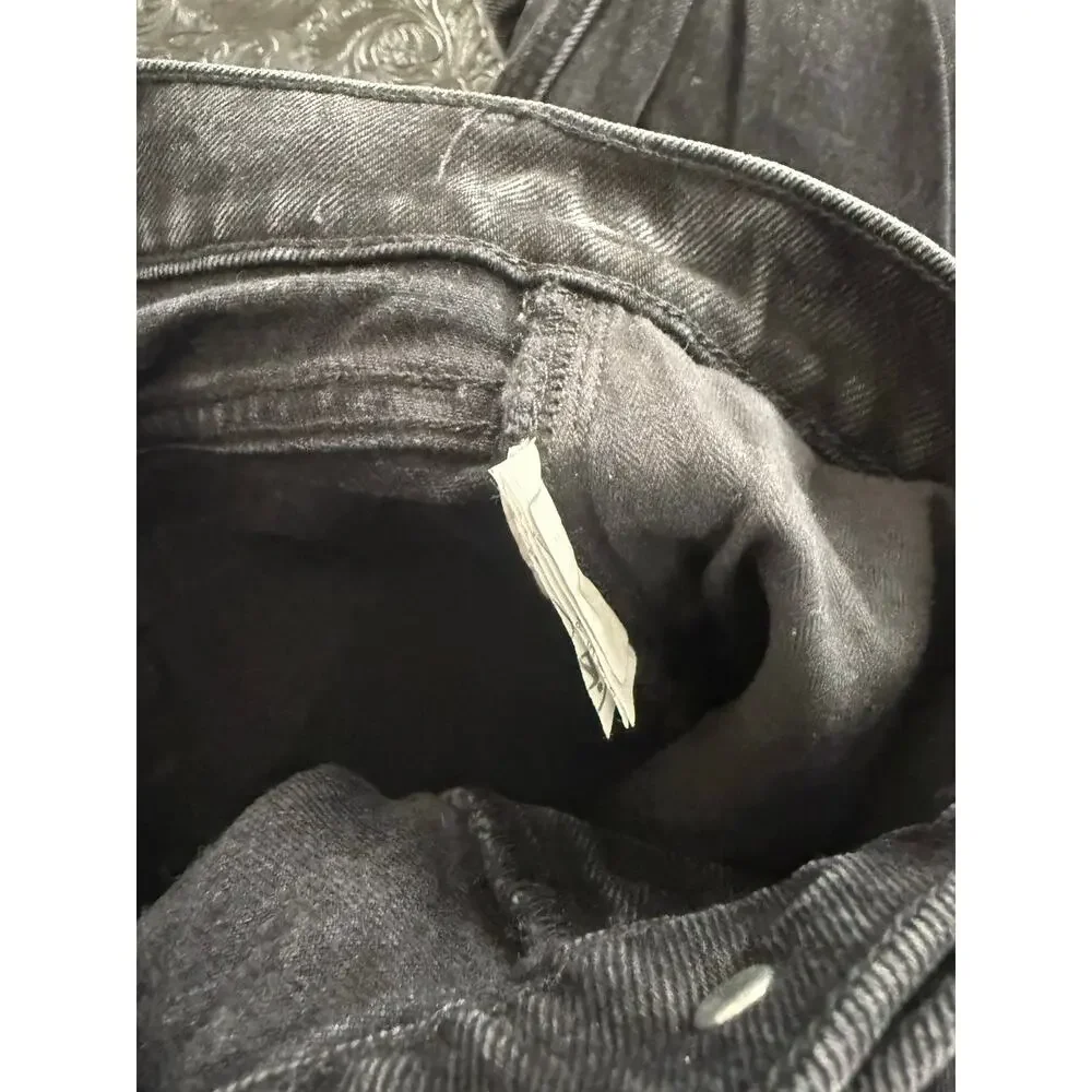 Abercrombie & Fitch Jeans Women's 25/0 Black 90s Relaxed Jean High Rise - Picture 5 of 6